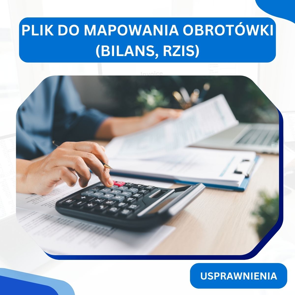 Plik do mapowania obrotówki z bilansem i rachunkiem zysków i strat w Excelu