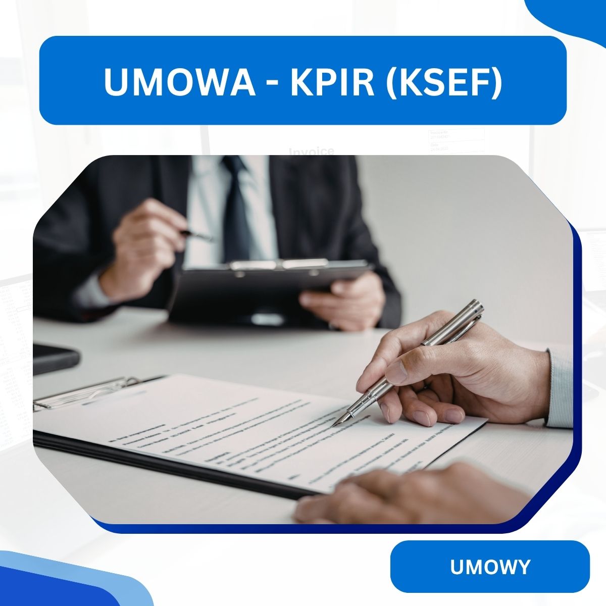 Umowa o usługowe prowadzenie podatkowej księgi przychodów i rozchodów - uwzględniająca KSeF